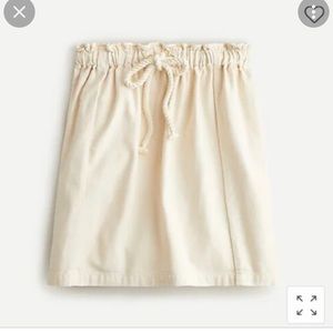 Jcrew tie waist pull on skirt